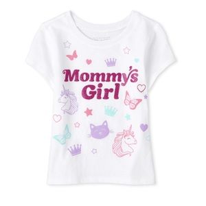 NWT Children’s Place “Mommy” Graphics Top 3T
